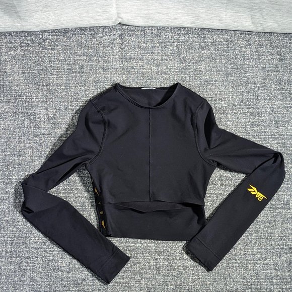 Reebox Victoria Beckham Long Sleeve Crop Top - Picture 3 of 6